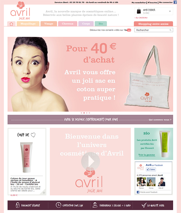 Avril Beauté cosmétiques