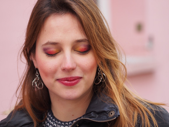 Maquillage Rockygirl dégradé coucher de soleil