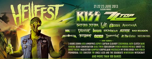 Concours pass 3 jours Hellfest Open Air 2013 Clisson Nantes