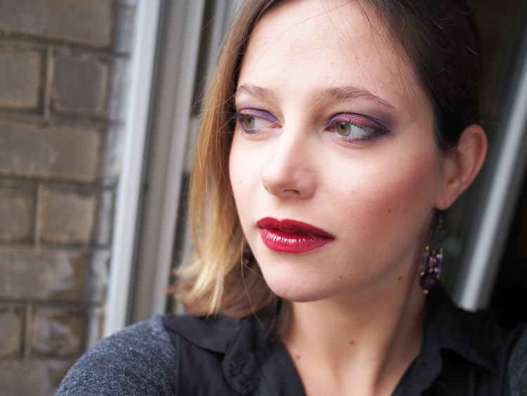 Rockygirl maquillage automne bordeaux