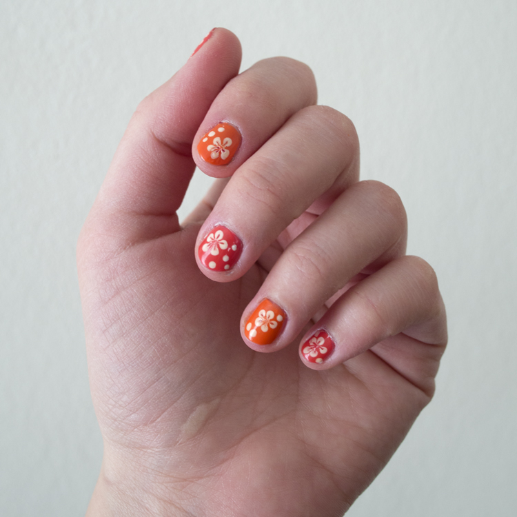 Tutoriel Nail Art fleur