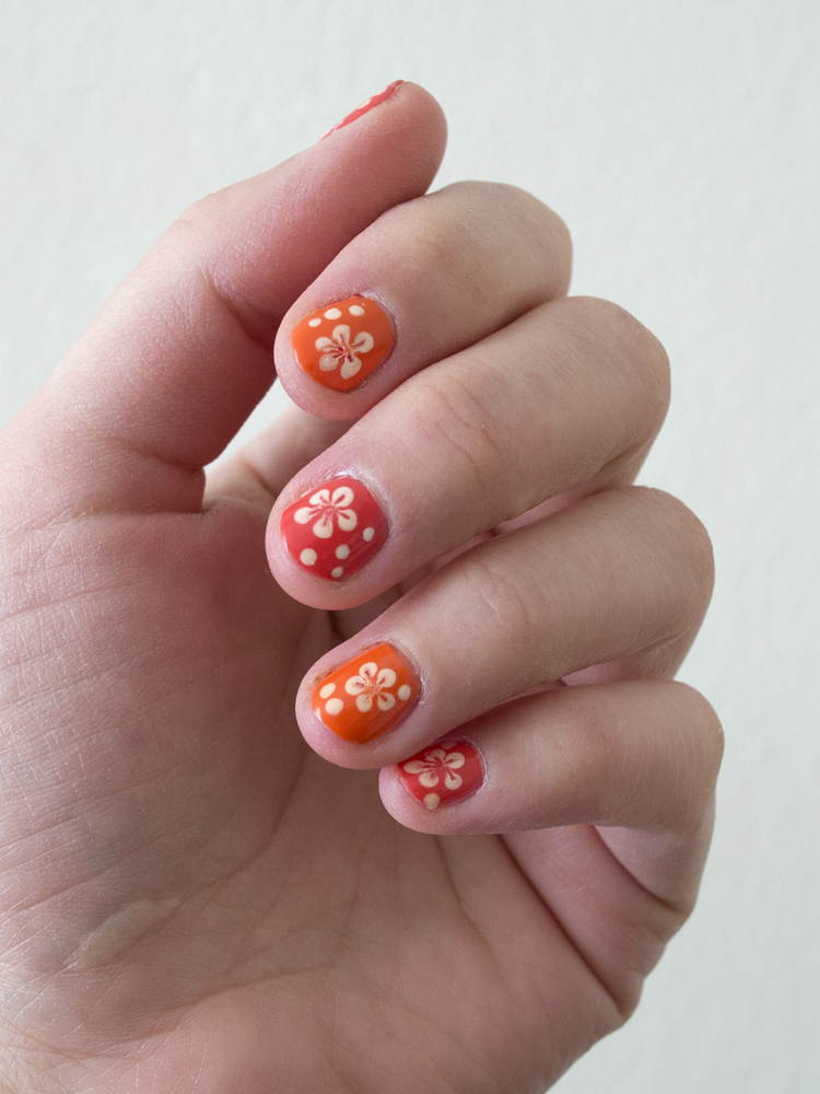 Tutoriel Nail Art fleur