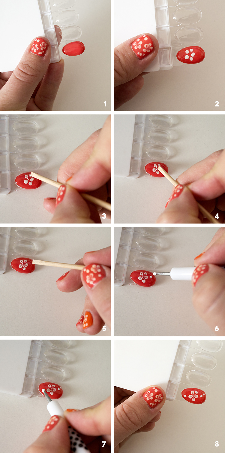 Tutoriel Nail Art fleur