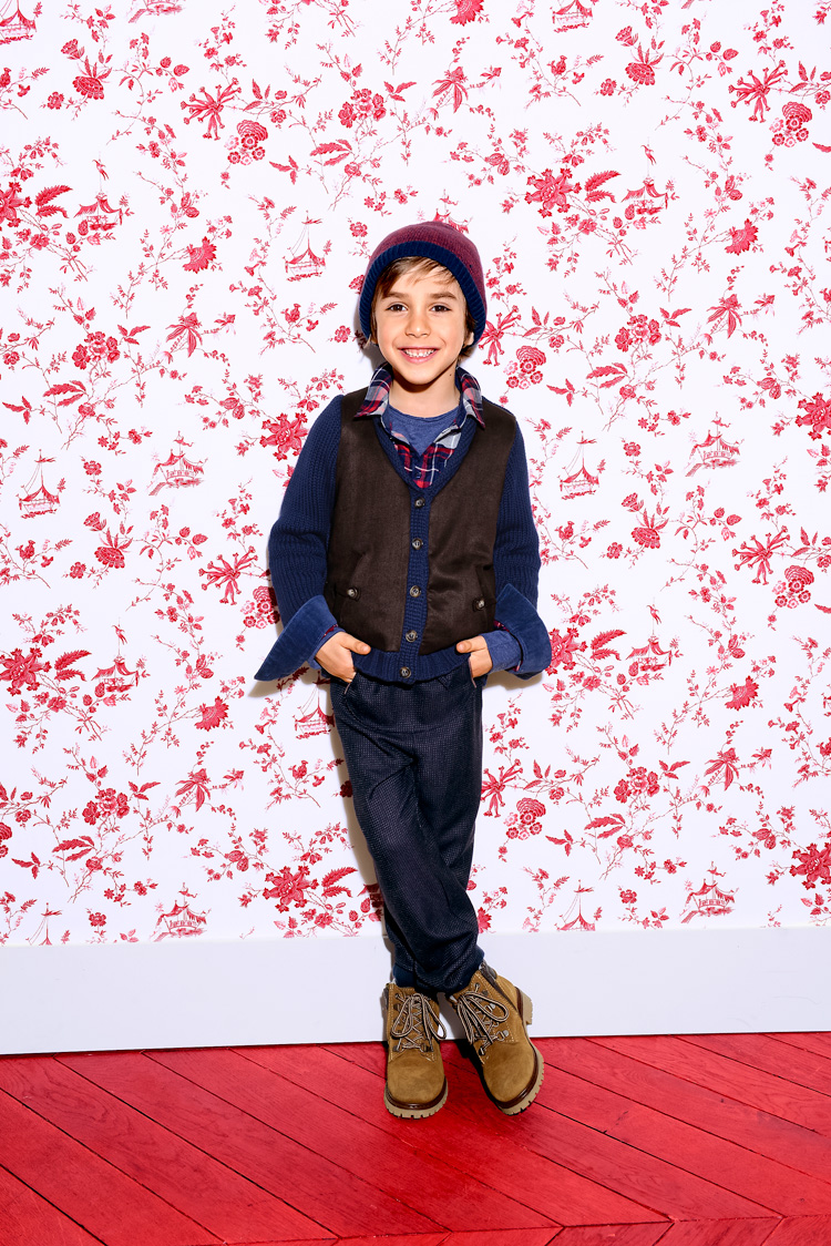 Bleu comme gris collection enfant La Redoute Automne 2014