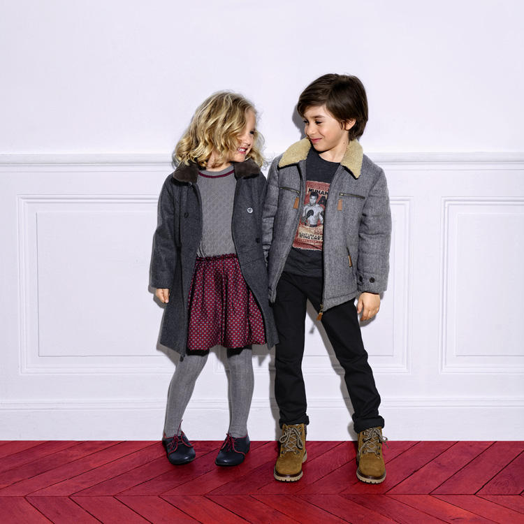 Bleu comme gris collection enfant La Redoute Automne 2014