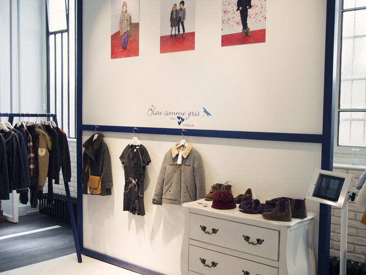 Bleu comme gris collection enfant La Redoute Automne 2014