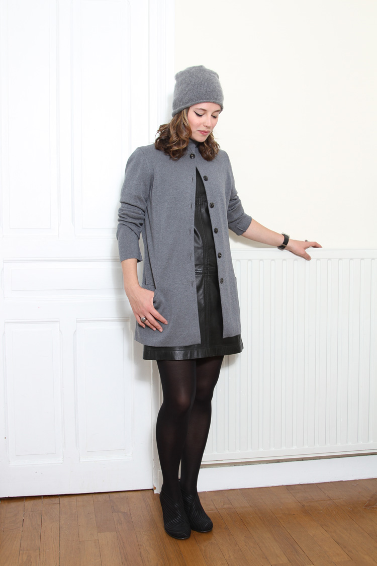 Rockygirlparis look hiver cuir laine