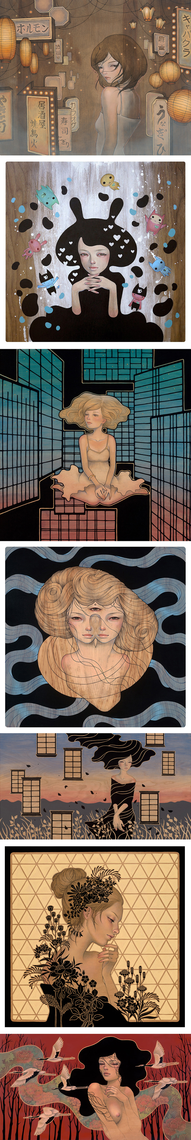 Audrey Kawasaki illustration