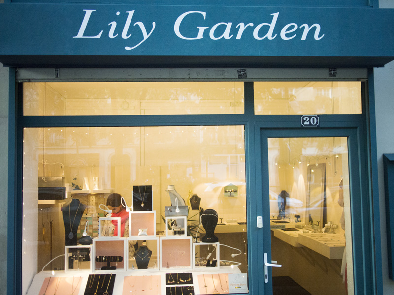 Boutique de bijoux Lily Garden Paris