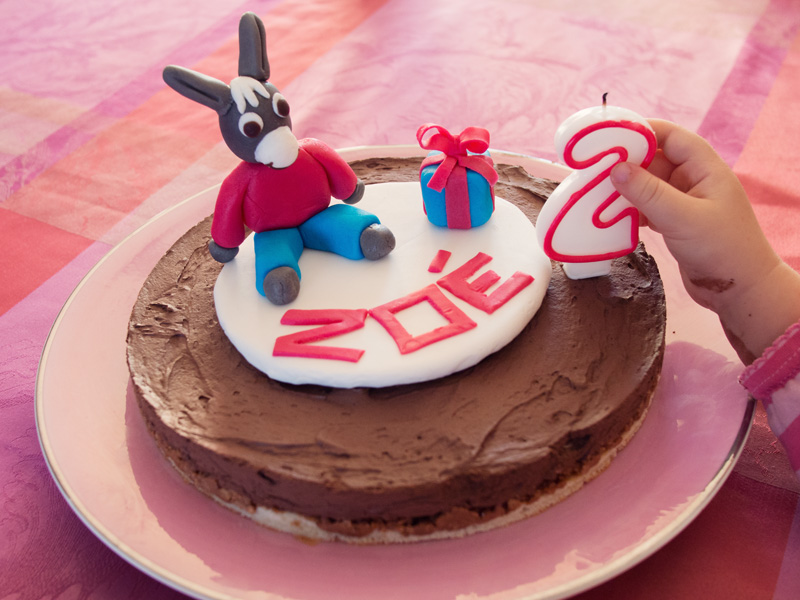 Anniversaire Zoé 2 ans