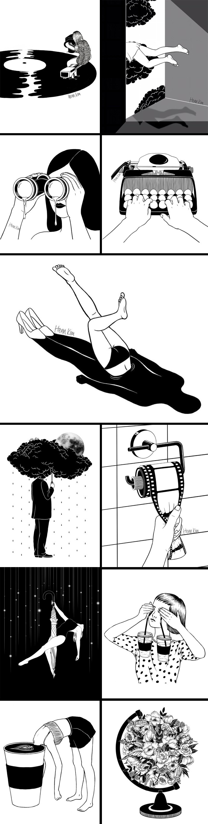 Henn Kim illustration