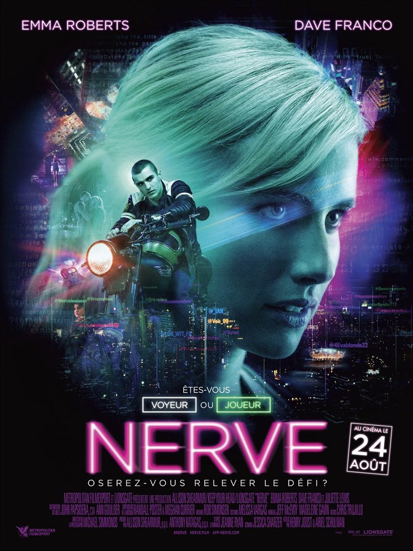 Nerve le film Emma Roberts Dave Franco