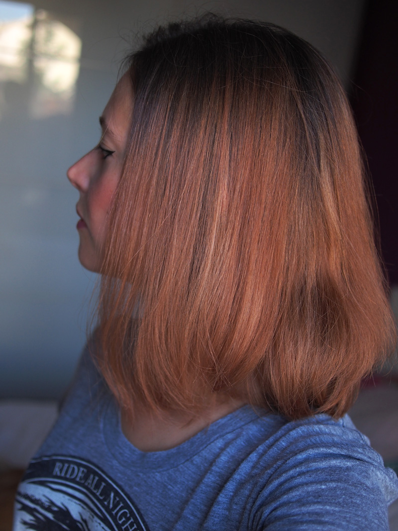 nouvelle couleur de cheveux : roux