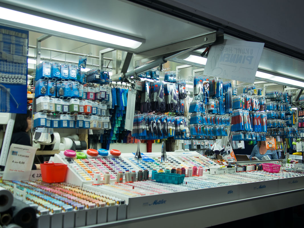 Marché au tissu