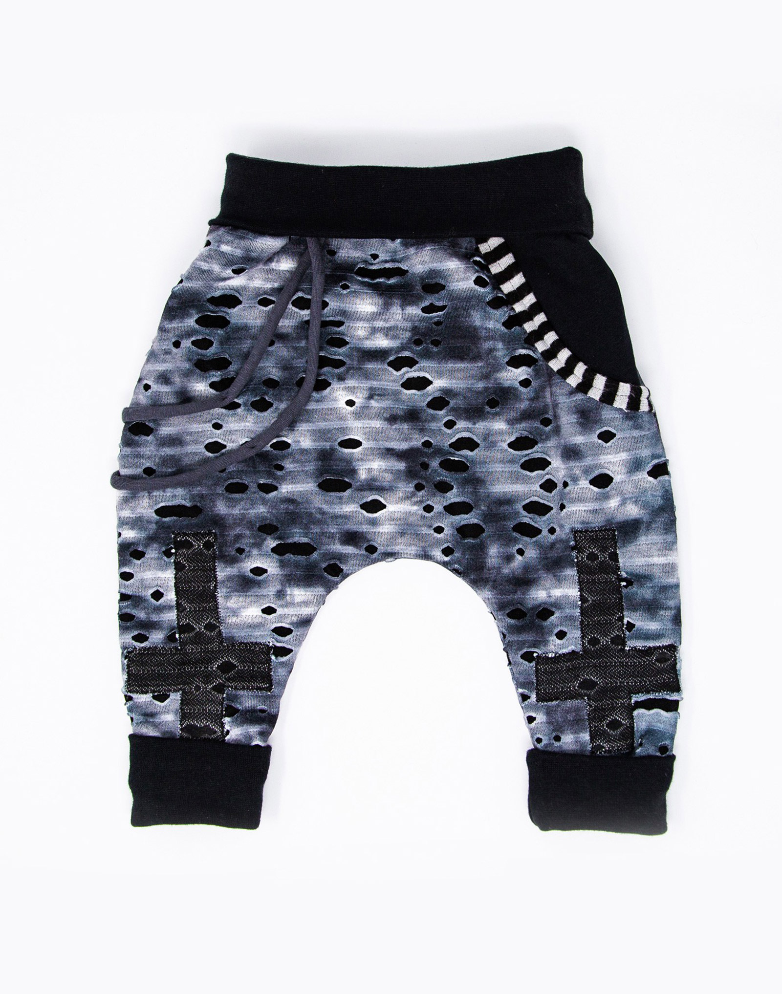 Sarouel Rock Gris Devore Rock N Kid Sarouel Rock Gris Devore Rock N Kid