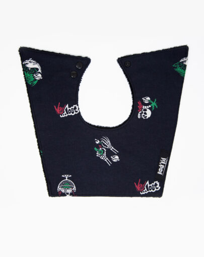 Bavoir bébé pirate cousu main