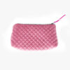 Trousse rock velours léopard et patchs