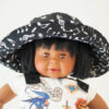 Chapeau bob reversible bébé cousu main en France