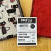 Lot de 7 lingettes lavables cousues main en bambou oeko-tex