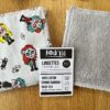 Lot de 7 lingettes lavables cousues main en bambou oeko-tex