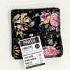 Lingettes lavables fleurs noires en bambou oeko-tex (lot de 7)