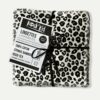 Lot de 7 lingettes lavables cousues main en bambou oeko-tex