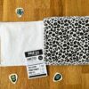 Lot de 7 lingettes lavables cousues main en bambou oeko-tex