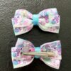 Barrettes noeuds cheveux licornes