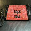 Pochette Dragonne rock cousue main pièce unique