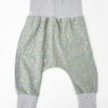 Sarouel adaptable pour bébé cousu main en jersey flèches gris