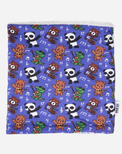 Tour de cou pour enfant cousu main, snood en jersey et fausse fourrure, adaptable de 18 mois à 10 ans et plus.
