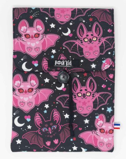 pochette à livre grand format, cousue main