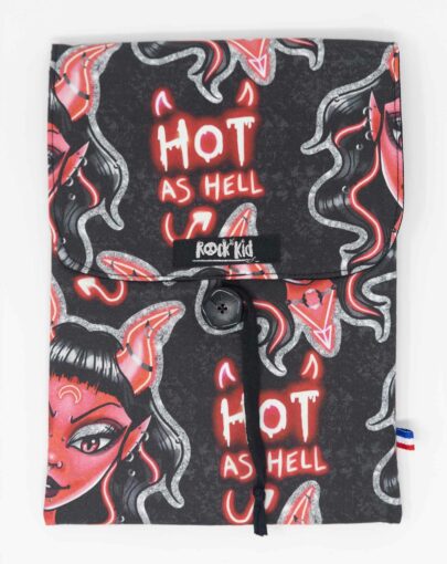 Pochette à livre grand format Hot as Hell