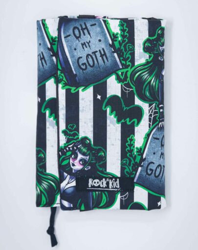 Couvre livre de poche format poche, cousu main, adaptable en épaisseur.