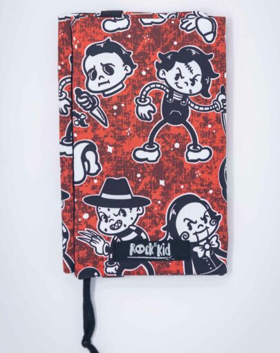 Couvre livre de poche format poche, cousu main, adaptable en épaisseur.