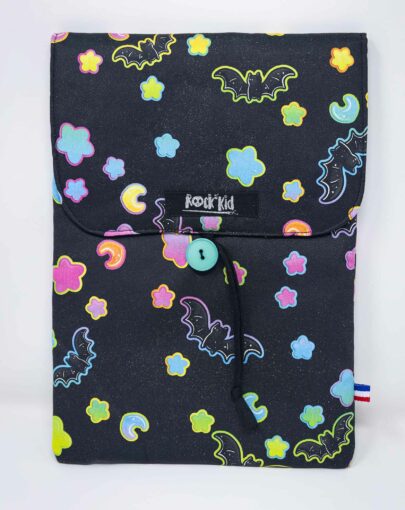 Pochette à livre broché, pochette livre de grande taille, cousu main.