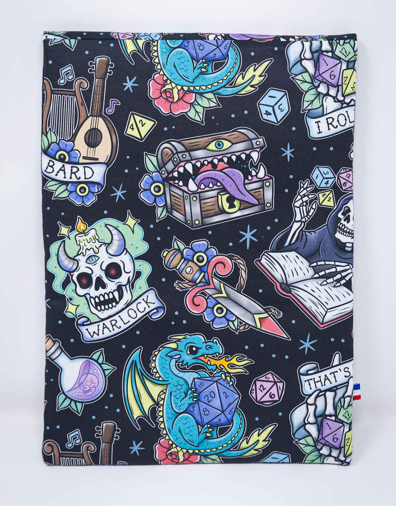 Pochette à livre grand format Jeu de rôle