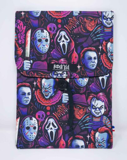 Pochette à livre broché, pochette livre de grande taille, cousu main.