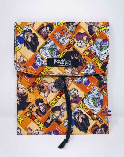 Pochette à livre manga cousue main en France