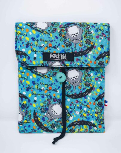 Pochette à livre manga cousue main en France