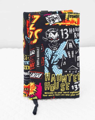 couvre livre de poche cousu main en France