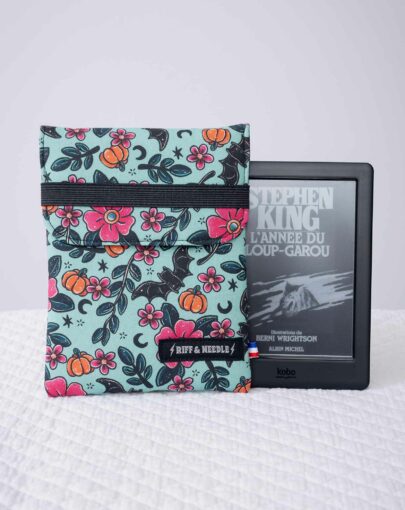 Pochette liseuse Fleurs