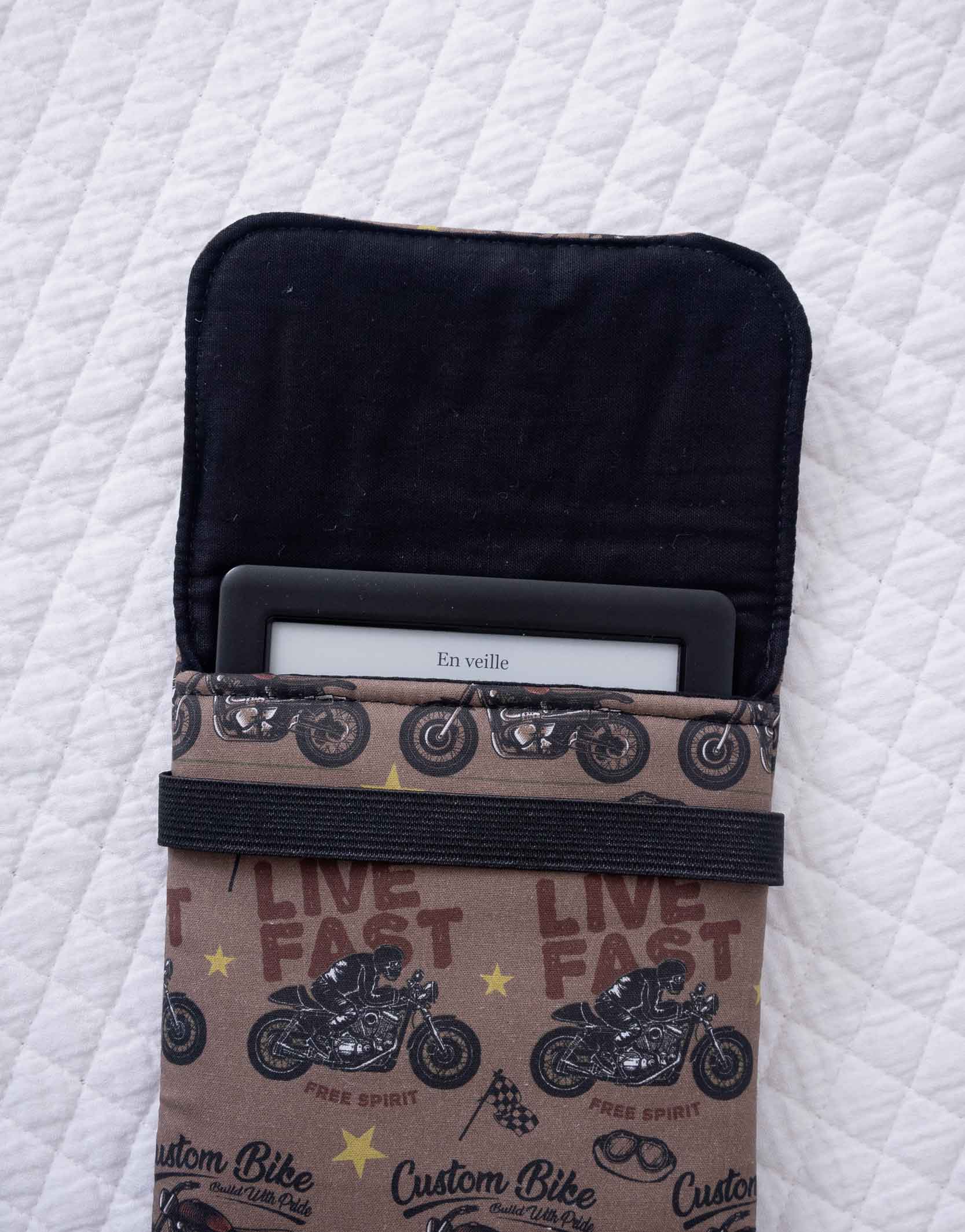 Pochette liseuse moto